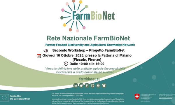 II° Workshop e visita in in azienda presso la Fattoria di Maiano, iniziativa organizzata nell’ambito del progetto europeo FarmBioNet.