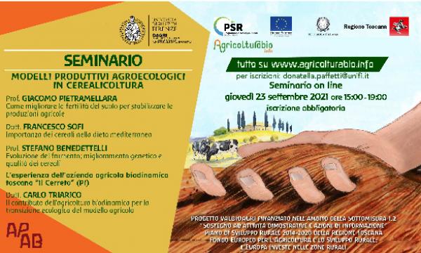 Modelli produttivi agroecologici in cerealicoltura