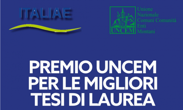 UNCEM - PREMIO DI LAUREA
